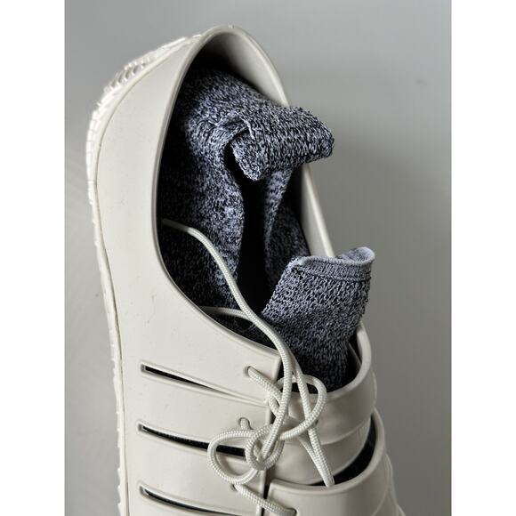 Bottega Veneta Tech Knit Rubber White Climber Sneakers 12 US 658725 IT NIB $750 main image 10
